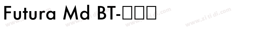 Futura Md BT字体转换 Futura Md BT字体转换